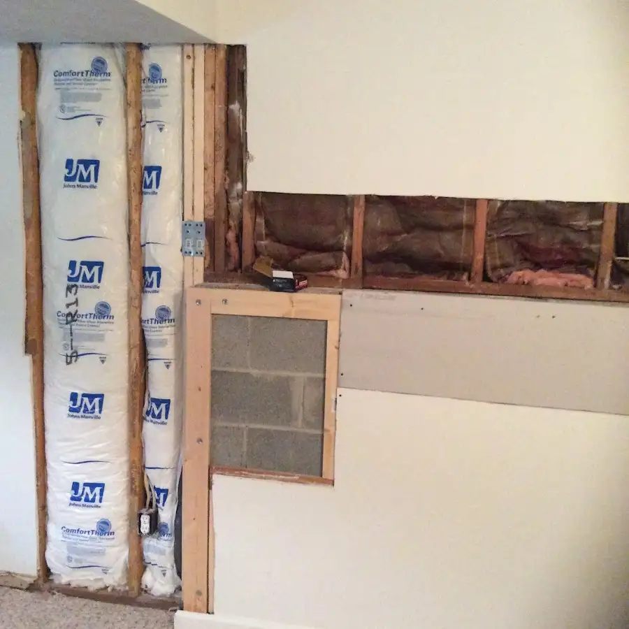 Wall insulation replacement during Contents Cleaning & Restoration in Blackfoot